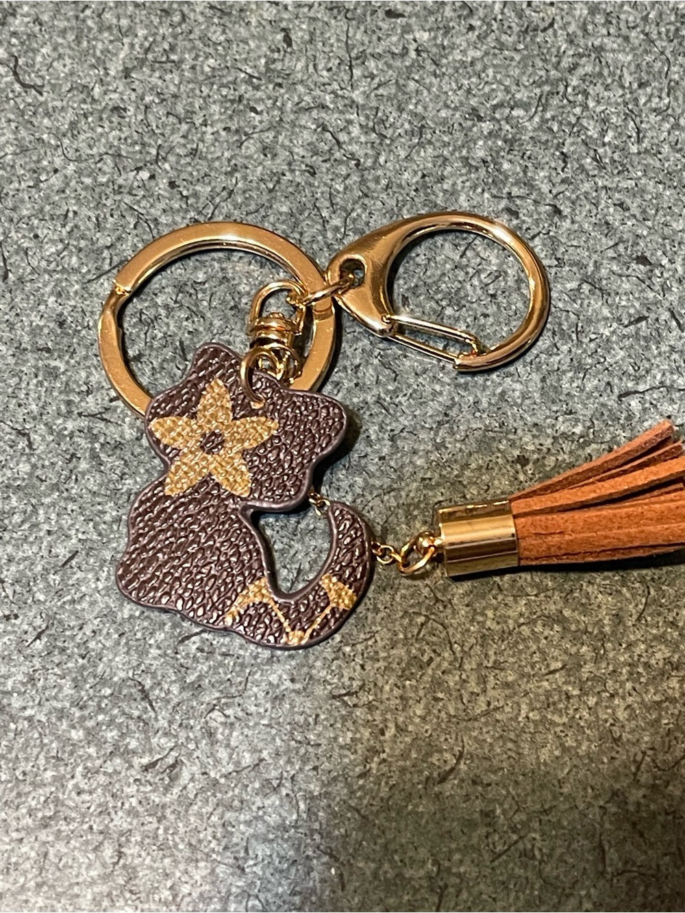 Brown Monogram Mini Pouch Keychain (all 3) bear, cat and purse - Picture 6 of 6